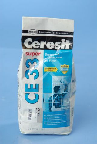 Затирка для швов Церезит (Ceresit СЕ 33), кирпич 49 2 кг