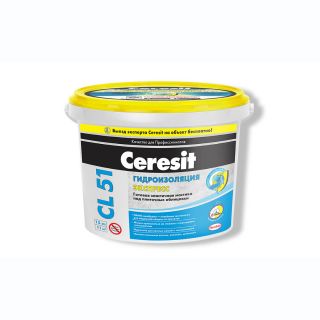 Эластичная гидроизоляционная мастика Ceresit CL 51 (Церезит) 5 кг