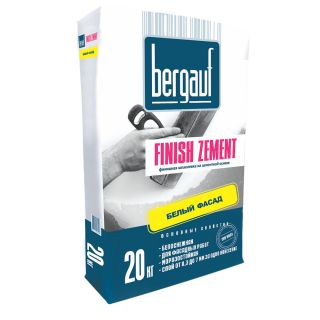 Шпаклевка цементная финишная Bergauf Finish Zement 20 кг