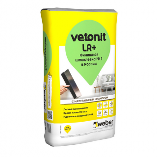 Шпаклевка финишная Ветонит ЛР+ (Vetonit LR+), 5 кг