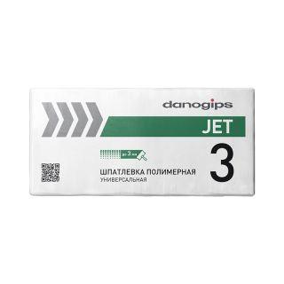 Шпатлевка полимерная Danogips DANO JET 3 20 кг
