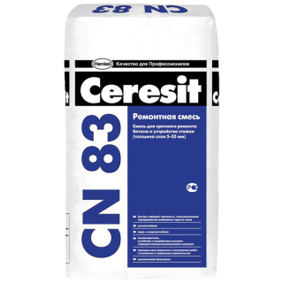 Ceresit (Церезит) CN 83 Смесь для ремонта пола и стяжек 25 кг