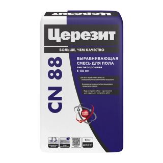 Высокопрочная выравнивающая смесь для пола Церезит CN 88 25 кг