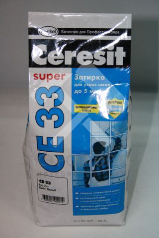 Затирка для швов Церезит (Ceresit СЕ 33), белый 01